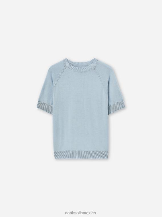 camiseta de punto mujer azul fresco North Sails ropa 020NL1459