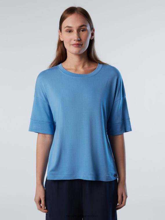 top con hombros caídos mujer azul aciano North Sails ropa 020NL593