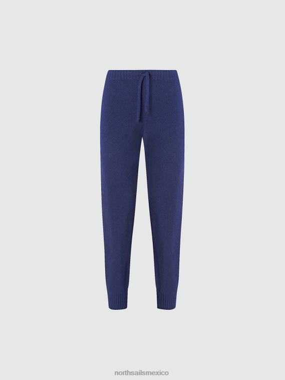 pantalones de mezcla de cachemir mujer Azul marino North Sails ropa 020NL1432