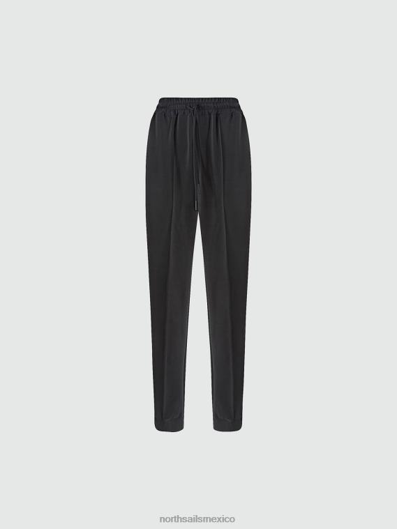 pantalones entrelazados mujer negro North Sails ropa 020NL1376