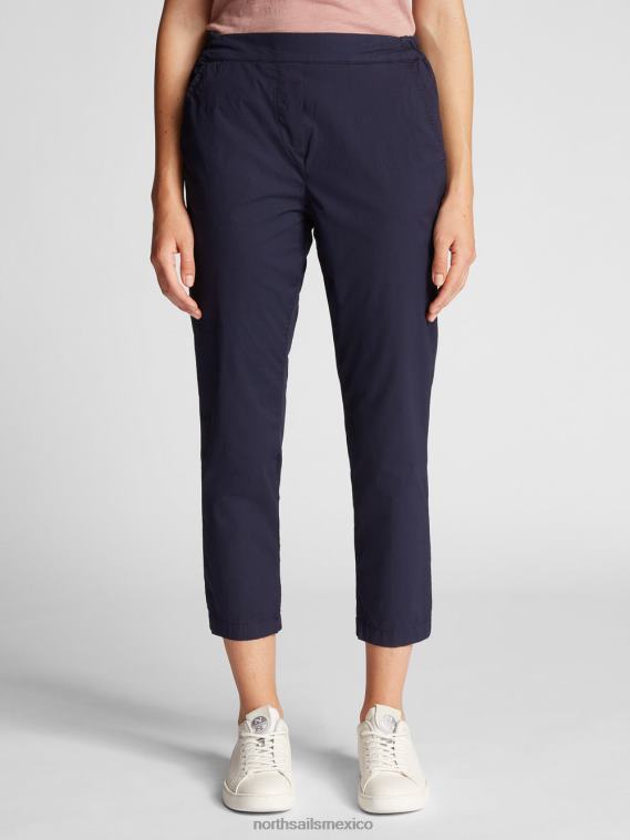 pantalones rectos mujer azul medianoche North Sails ropa 020NL1446