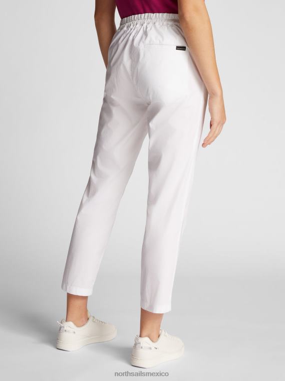 pantalones rectos mujer blanco North Sails ropa 020NL1444