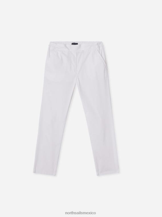 pantalones rectos mujer blanco North Sails ropa 020NL1444