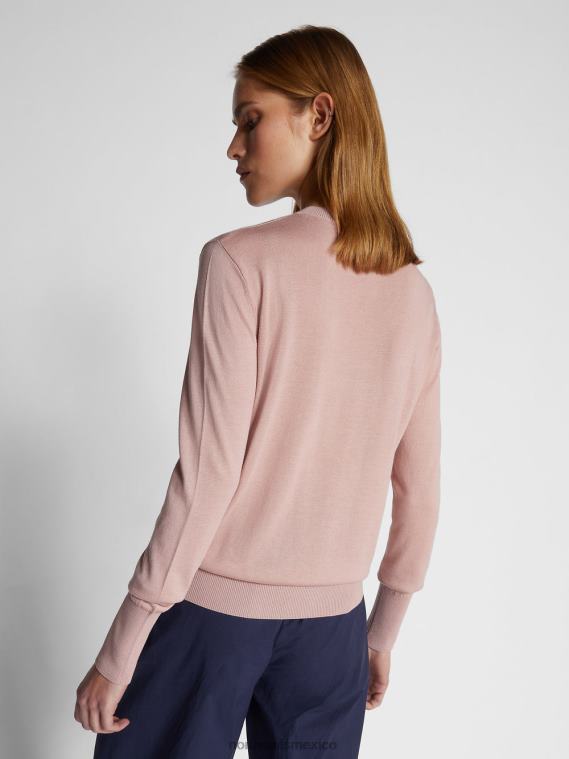jersey de algodón y aloe mujer rosa de madera North Sails ropa 020NL1520