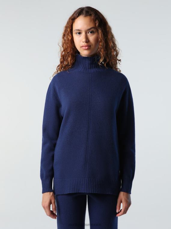suéter de mezcla de cachemira mujer Azul marino North Sails ropa 020NL1370