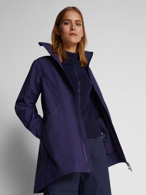 cárdigan con cuello alto mujer azul medianoche North Sails ropa 020NL1476