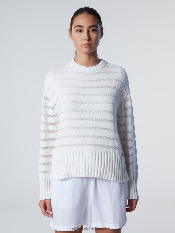 cuello redondo a rayas mujer combinación 1 North Sails ropa 020NL590